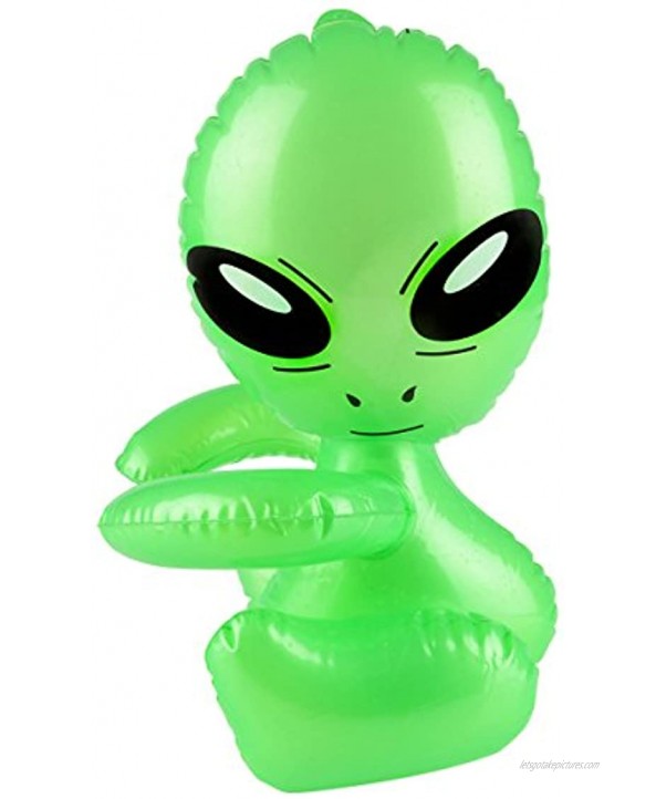 Rhode Island Novelty 12.5 Green Inflatable Martian Baby Alien Prop Toy Decoration