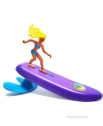 Surfer Dudes Classics Wave Powered Mini-Surfer and Surfboard Beach Toy Aussie Alice