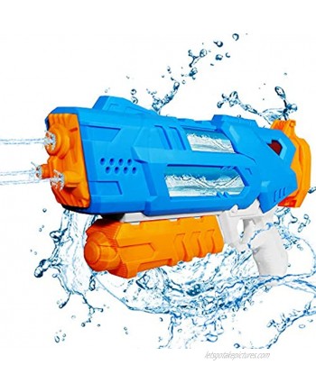Biulotter Water Gun for Kids 3 Nozzles Transparent Squirt Guns Water Gun 1200CC Water Toys for Boys Girls Summer Swimming Pool Beach Sand Outdoor Water Fighting Play Toys