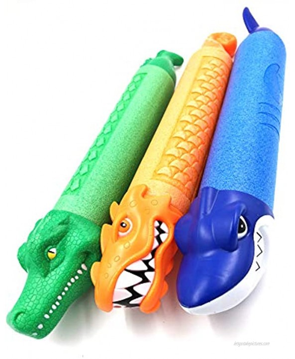 Cool Builders Water Splashers Set of 3 Pool Party Water Pump and Splash Toys for Kids Summer Fun