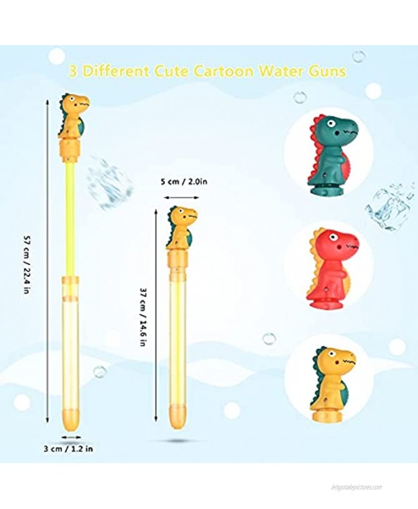 JOANJRIM Water Blaster Soaker Gun for Kids,6pcs Animal Figures Water Guns,Super Water Soaker Guns,Water Blaster Shoots Squirter Gun for Boys Girls Adults ,Pool Toys and Home Garden Play