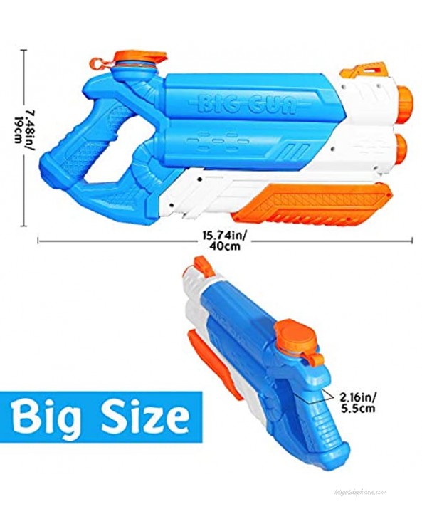 JoinJoy Water Gun Squirt Guns High Capacity 2000CC Water Blaster 10 M Water Pistol for for Swimming Pools Beach Party Water Shooter Fighting Toy
