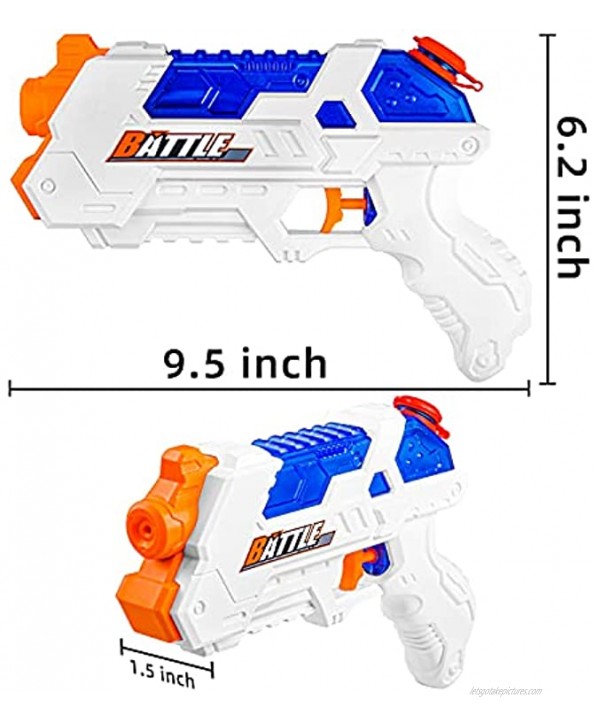 JOYIN 3 Pack Water Pistol Water Blaster Squirt Gun 3 Color Water Guns for Kids Water Blaster Soaker Guns and Squirt Toy Water Fighting Play Toy for Swimming Pool Beach Sand Outdoor Play
