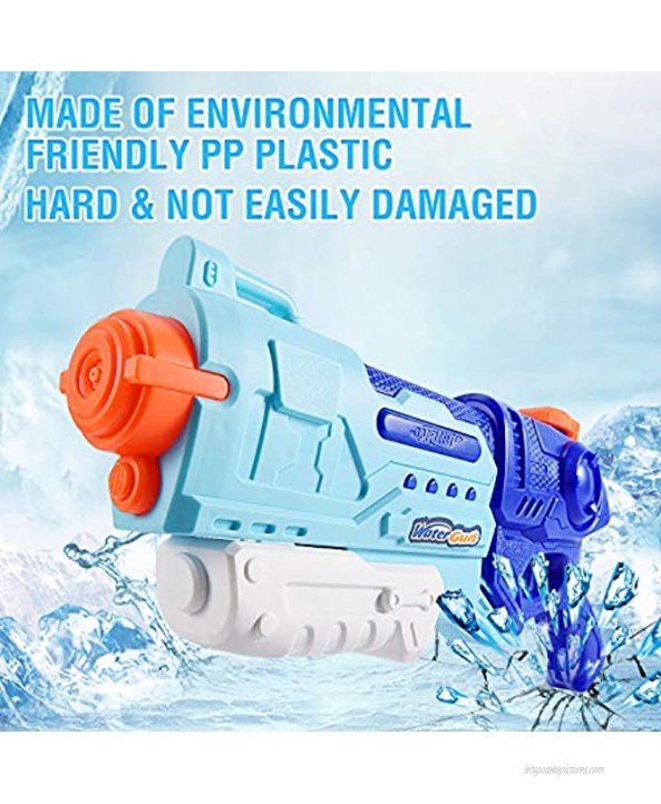Joyjoz Water Gun for Kids Squirt Guns with 1000CC Large Capacity Water Blaster Soaker Up To 40 Feet Range Water Shoot Toys with Shoulder Strap for Boys Swimming Pools Beach Party Water Shooter Fight