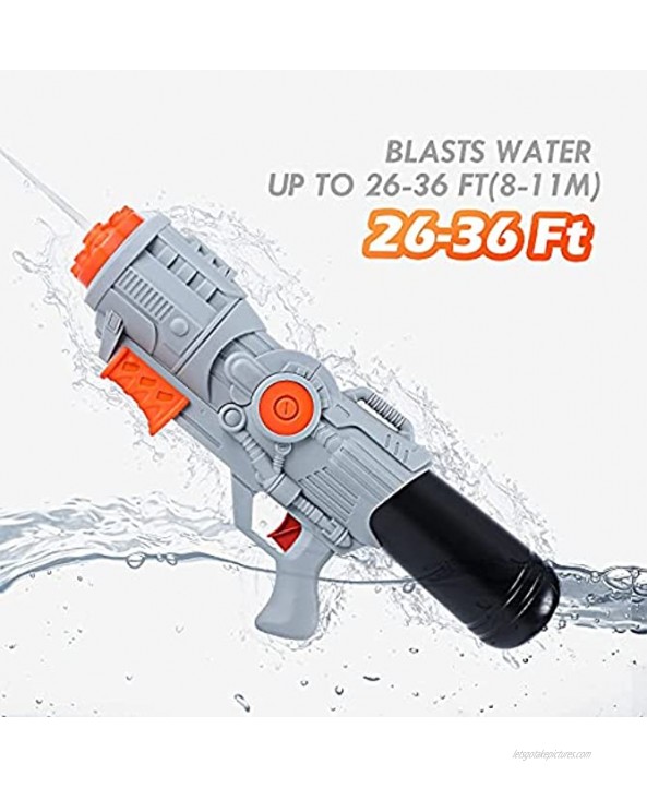 Tinleon Water Gun Super Blaster: Water Blaster 2400cc High-Capacity Gifts up to 36ft Long Shooting Range for Kids Adults Boys Girls Beach Party and Summer Swimming Pool