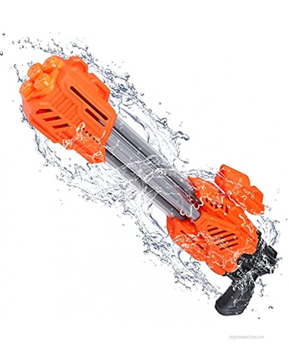 Tinleon Water Guns: Large Squirt Guns for Adults Kids Shoot up to 46ft 5 Nozzles 1000CC High Capacity Water Blaster Pool Toys for Summer Party