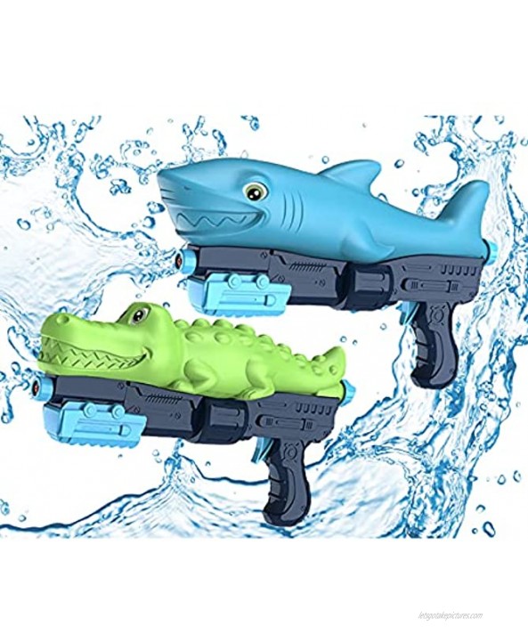 ulaikoMi Water Guns for Kids,2 Pack Squirt Water Guns. 800CC High Capacity,30 Feet Shooting Range Summer Gift for Boys and Girls,Children Gift.Swimming Pool Beach Outdoor Water Fighting Play Toys.