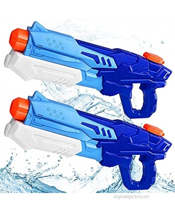 Water Gun for Kids,2 Pack 600cc Super Water Blaster Soaker Squirt Guns ,32ft Long Shooting Range and Durable Shooting ,Water Fighting Play Toys for Party Favors and Outdoor Activity Game in Hot Summer