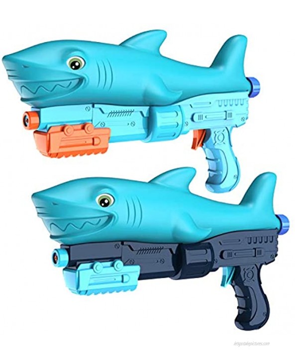 Water Guns for Kids 2 Pack Squirt Guns Super Water Soaker Blaster 800CC Toys Gifts for Age 4 5 6 7 8 9 10 Year Old Boys Girls Adult Summer Swimming Pool Party Beach Outdoor Water Fighting Play Toys