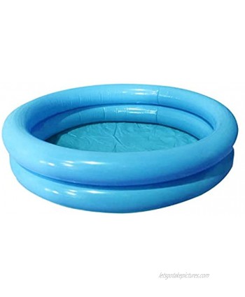 EKDJKK Mini Round Pool Inflatable Swimming Pool Family Double Layer Water Kid's Summer Toys for Ages 4-6 Toddlers Indoor&Outdoor Backyard Fun Blue