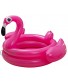 FUNFEED Inflatable Kiddie Pool 63" X 47" X 35" Flamingo Swimming Pool for Baby Kiddie Kids Infant Toddler for Ages 3+ Outdoor Indoor Backyard Summer Water Party Flamingo Kiddie Pool