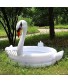 Ginkago White Swan Inflatable Swimming Pool for Kids Outdoor