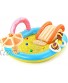 Hesung Inflatable Play Center 98'' x 67'' x 32'' Kids Pool with Slide for Garden Backyard Water Park