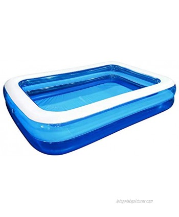 Honeydrill Inflatable Swimming Pool Family Backyard Pool Good Choice for Backyard Outdoor Garden Water Party Lovely Size for Kids 102x69x20 inches