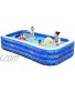 Inflatable Swimming Pool Kiddie Pool Family Lounge Pool for Kids Adult Infant Toddlers 120" X 72" X 22" Thickened Blow Up Pool Easy Set Swimming Pool for Outdoor Backyard Garden