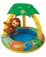 Poolmaster 81610 Learn-to-Swim Go Bananas Monkey Swimming Pool with Sun Protection Monkey