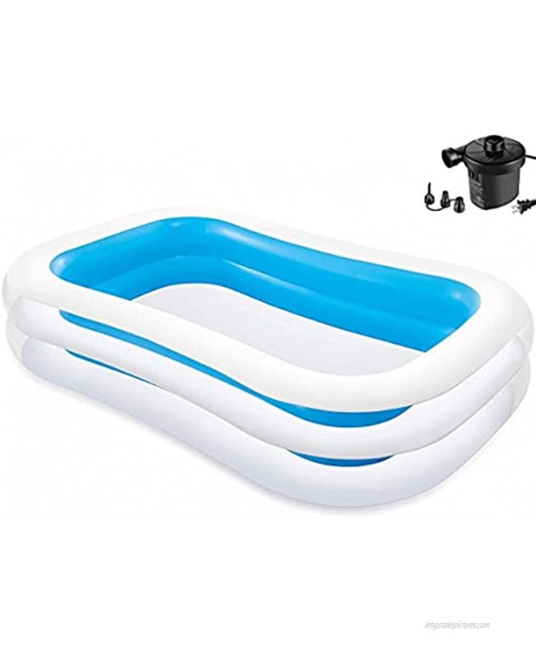 Swim Center Family Inflatable Pool 103 X 69 X 22 for Ages 6+