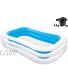 Swim Center Family Inflatable Pool 103" X 69" X 22" for Ages 6+
