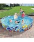 Swimming Pool for Kids Foldable 8ft Kiddie Pool Snapset Instant Kiddie Pools Baby Pool Kids Pool for Family Backyard Dog Pet Bath Collapsible Pool Dog Pet Pool Bathing Tub Toys