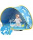 TURNMEON Baby Beach Tent with Pool,2021 Upgrade Easy Fold Up & Pop Up Unique Ocean World Baby Tent,50+ UPF UV Protection Outdoor Tent for Aged 3-48 Months Baby Kids Parks Beach Shade Blue