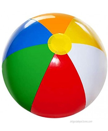 12 Beach Balls Bulk for Kids Large 16" [12 Pack] Inflatable Beach Ball Rainbow Color Pool Toys for Kids Beach Toys Summer Toys Summer Birthday Pool Party Favors for Kids End of Year Gifts,
