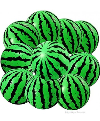 16 Pieces Watermelon Inflatable Ball Water Bouncing Beach Ball Pool Party Ball for Summer Beach Party Supplies 6 Inch