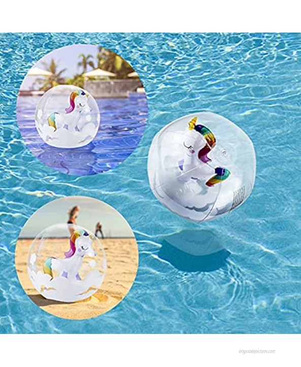 2 Pieces Beach Ball,3D Inflatable Beach Ball for Kids,12 Inch Inflatable Beach Balls for Summer Beach Pool and Party Favor