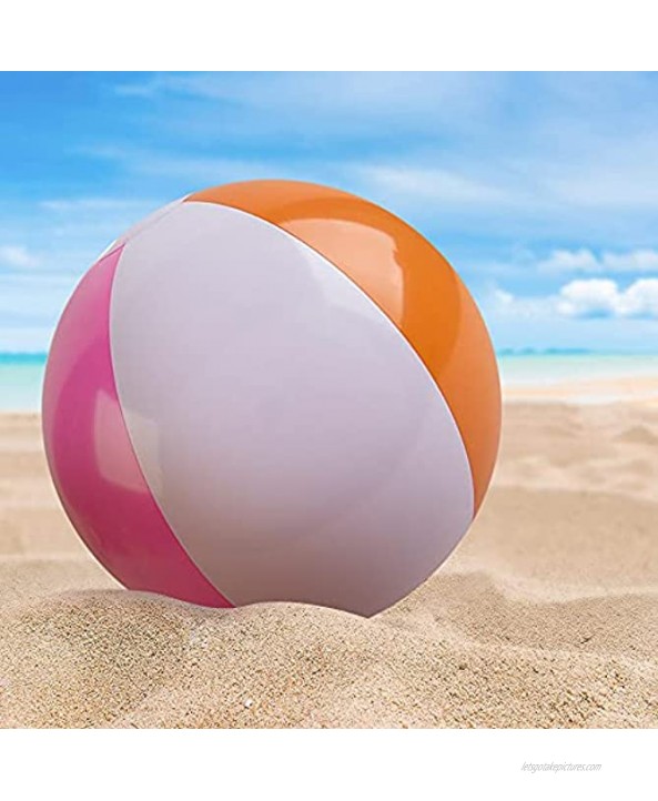 ArtCreativity 16 Inch Beach Balls for Kids Pack of 12 Inflatable Summer Toys for Boys and Girls Decorations for Hawaiian Beach and Pool Party Beach Ball Party Favors