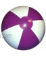 Beachballs 16'' Purple & White Beach Ball