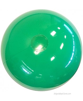 Beachballs 16'' Solid Green Beach Ball