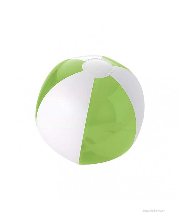 Bullet Bondi Solid Transparent Beach Ball One Size Orange White