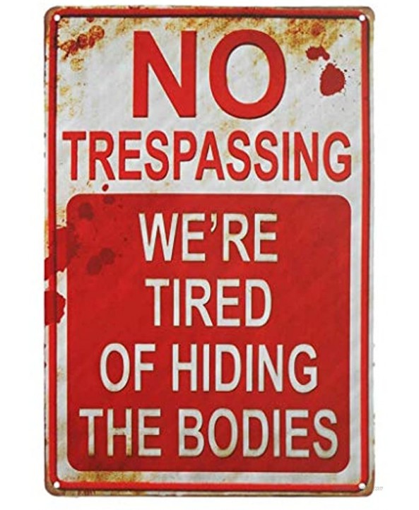 Euone Home Wall Stickers Clearance!!! No Trespassing Retro Metal Sign Flag Plaque Bar Club Cafe Garage Wall Decor Art,Easter Decorative for Bedroom