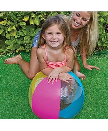 Intex 24" Inflatable Paradise Panel Colorful Beach Ball Set of 2 | 59032EP