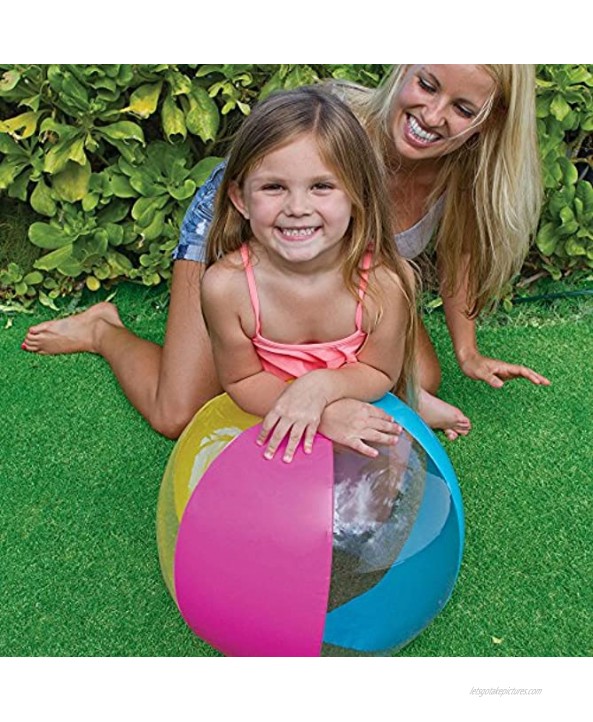 Intex 24 Inflatable Paradise Panel Colorful Beach Ball Set of 2 | 59032EP