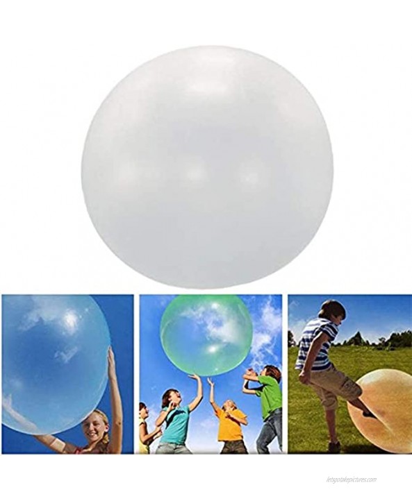 JUZIPI Mini Wubblee Bubble Ball Toy Pack of 2 for Adults Kids Inflatable Water Ball Beach Garden Ball Soft Rubber Ball Outdoor Party （Random Colors