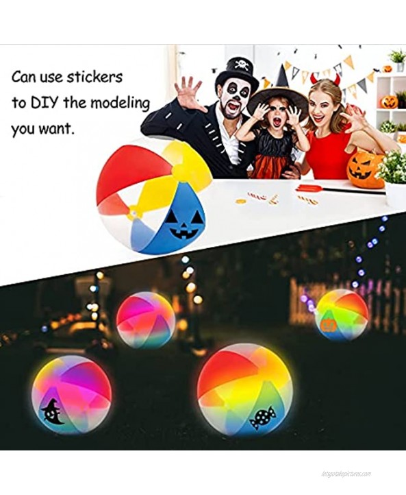 Largre Pool Lights Ball Floating 16 Color 16 inch Waterproof LED Glow Balls Light Outdoor,Light Up Beach Ball Kids Bath Night Light for Pool Garden Patio Party Decorations