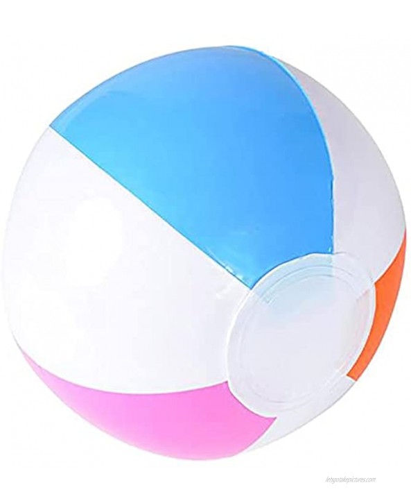 Stripped Beach Balls Inflatables for Swimming Pool Party Birthday Parties Summer Fun Toy 12-Pack