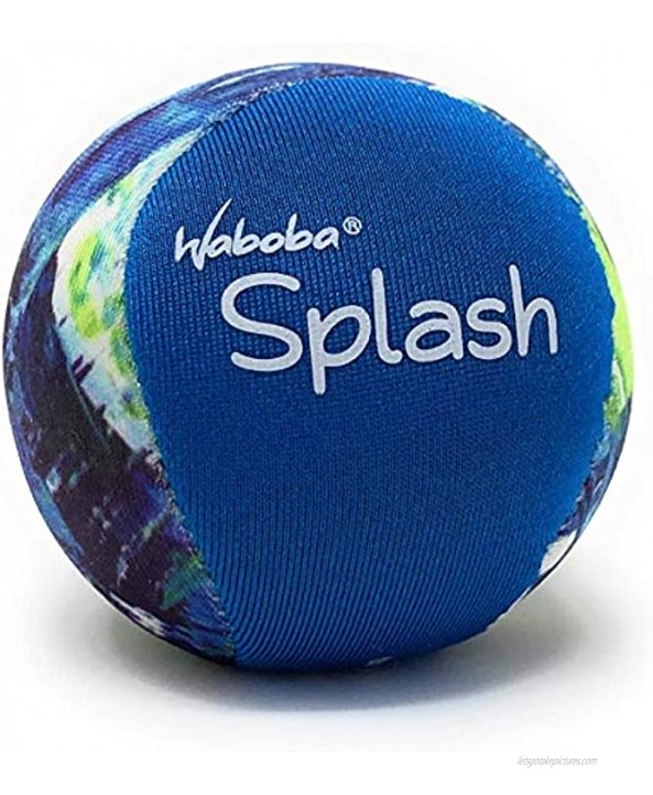 Waboba Splash Water Bouncing Ball with Bonus Ride The Wave IDM Sticker | Pool Water Splash Ball | Summer Beach Toy Colors May Vary Double Pack