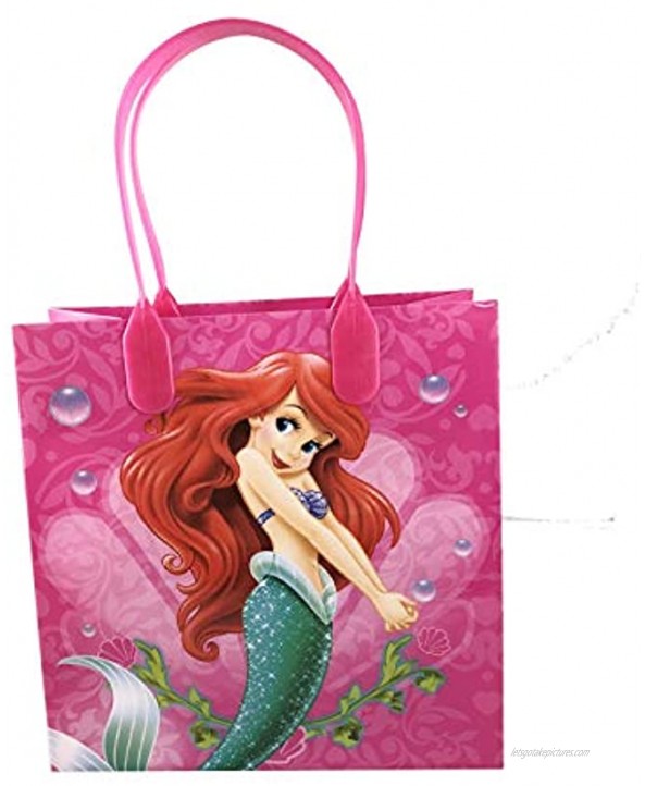12pc Disney Little Mermaid Ariel Goodie Party Favor Gift Birthday Loot Bags