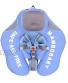 ARALIGA Baby Solid Swimming Float No Need Inflatable Swimming Ring Swim Training Aid for Bathtub Pools Swim Trainer Swim Float Blue