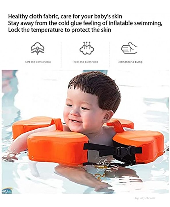 Baby Floats Baby Swimming Float Swim Float Baby Swimming Ring Environmental PVC Baby Neck Float Ring No Need To Inflate Swimming Floats For Kids Baby Bath Float From 4 months to 3 Years Old Children