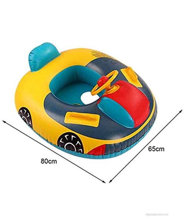 Baby Inflatable Swimming Float Seat Boat Pool Swim Ring Toddler Kids Pool Float Ride On Pool Float Summer Swim Party Toy Lounge Raft for Toddlers 6-36 Months Swim Rings Pool Floats Kid Pool Float