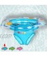 Baby Swimming Ring Floats with Safety Seat Double Airbag Swim Rings for Babies Kids Swimming Float Baby Floats for Pool Swim Training Aid Kids PVC Pool Floats for Toddlers of 6-12 Months Blue