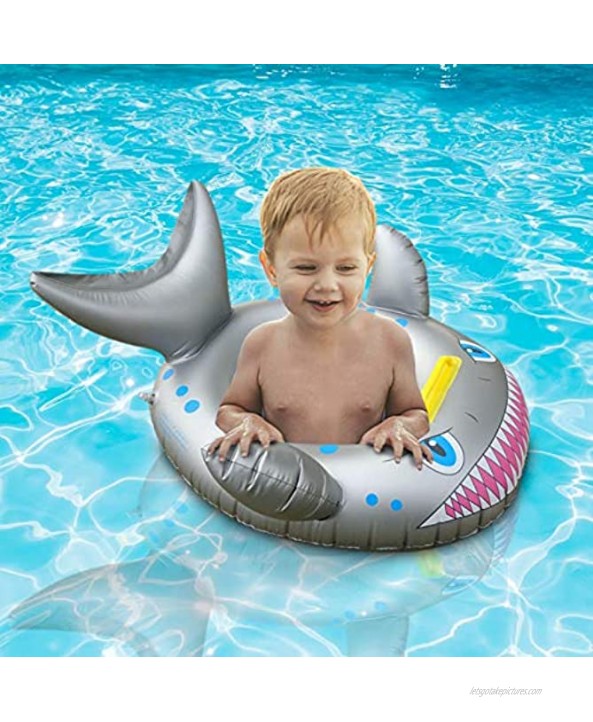 DGFH Baby Inflatable Swimming Ring Baby Swimming Inflatable Float Car Baby Swim Float Children Waist Ring Inflatable Pool Floats Toys for 1-3 Year Old Baby and Kids A