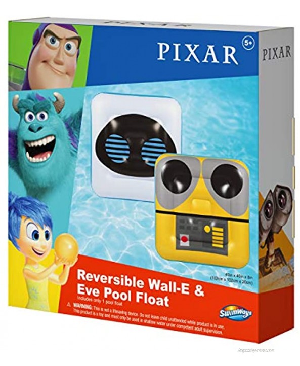 Disney Pixar 40 Oversized Inflatable Pool Float Wall-E & Eve