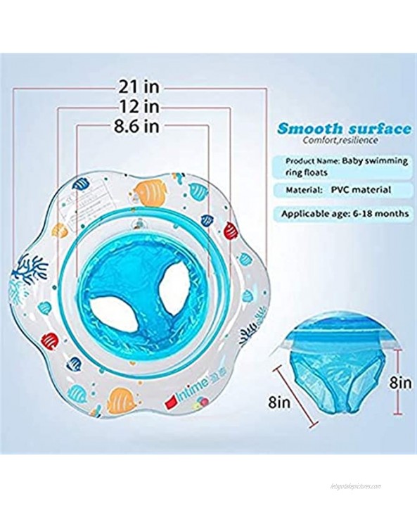 DMDIANZI Baby Floats for Pool Baby Swimming Floats with Safety Seat Swim Training for Baby of 6-18 Months