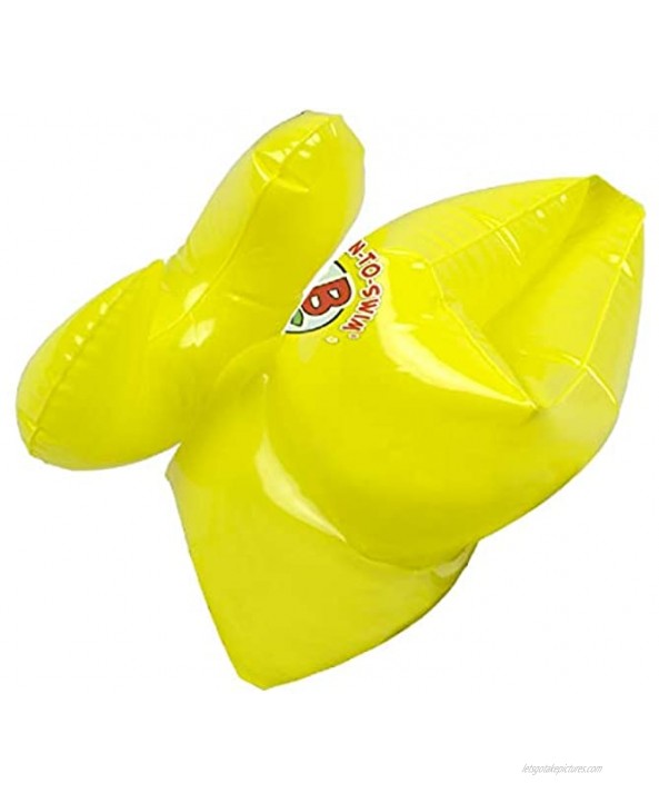Inflatable Yellow Duck Swimming Pool Arm Float 8-Inch