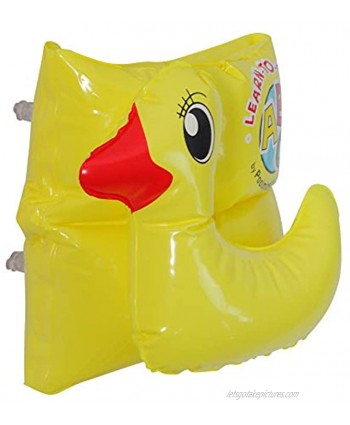 Inflatable Yellow Duck Swimming Pool Arm Float 8-Inch
