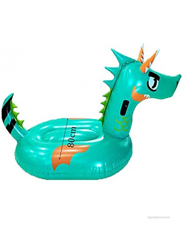 JUZIPI Baby Inflatable Swimming Seat Dinosaur Shaped Kids Toddler Float Pool Fish Ring -12 Monthes and Up