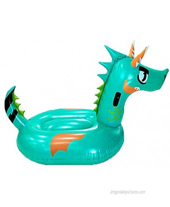 JUZIPI Baby Inflatable Swimming Seat Dinosaur Shaped Kids Toddler Float Pool Fish Ring -12 Monthes and Up